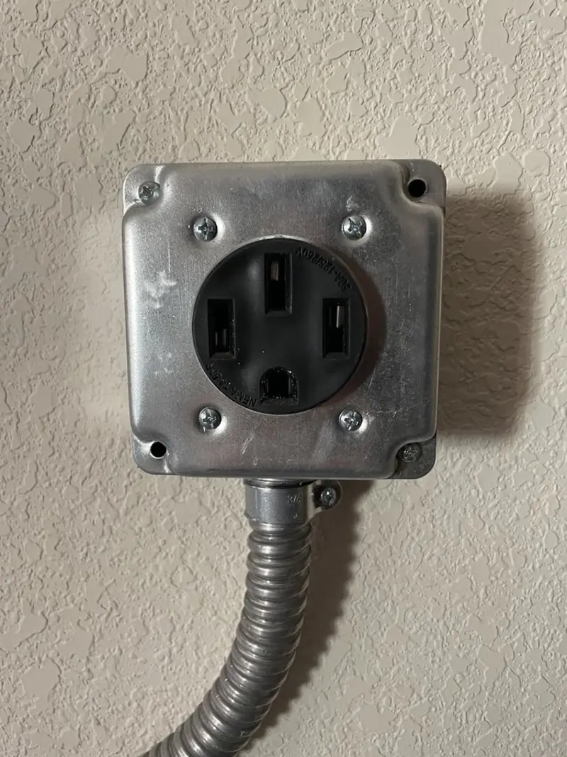 NEMA 14-50 outlet installed for Electrical Panel Upgrade in Rifle